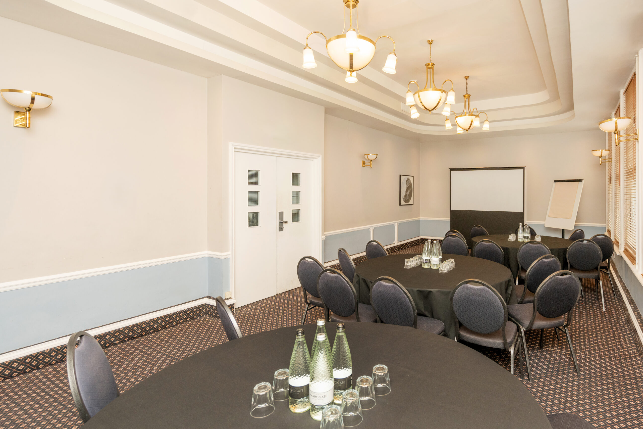 Coast View Room 1 set for a meeting at mercure brighton seafront hotel
